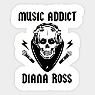 Music Diana Ross Sticker